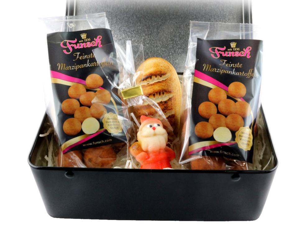 Edelmarzipan Weihnachtstruhe 325g