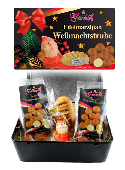 Edelmarzipan Weihnachtstruhe 325g
